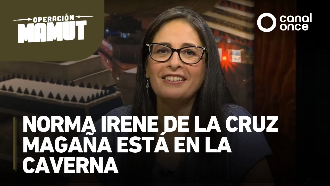 Norma Irene De La Cruz Magaña está en la caverna